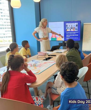 Presentation à des enfants