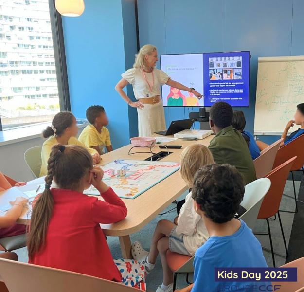 Presentation à des enfants